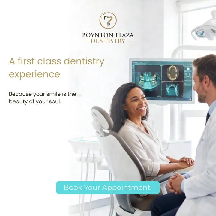 Publicité de rendez-vous pour Boynton Plaza Dentistry